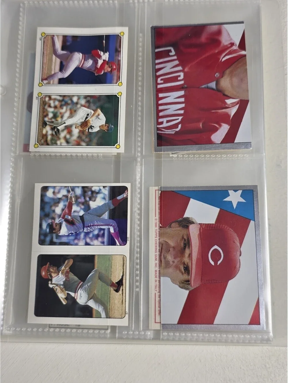 Topps Pete Rose Vintage Sticker & Mini Card Lot